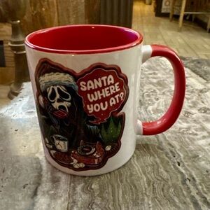 New Ghostface “Santa Where You At?” Coffee Mug